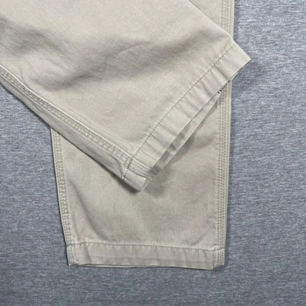 Carhartt Carpenter Pants Mens 30x32 (27x30) Beige Cotton Straight Workwear